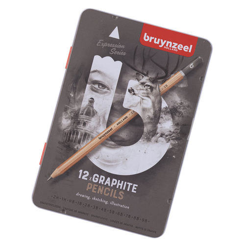 Bruynzeel Expression Graphite Ołówki grafit 12 szt-130469