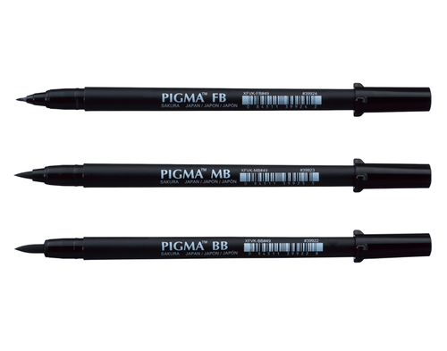Pigma MB (Medium Brush), Black -130487
