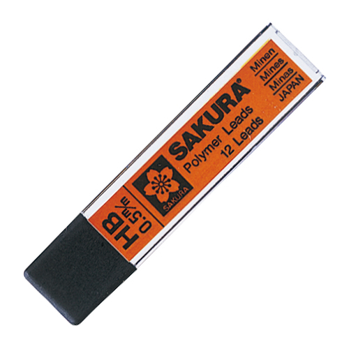 Sakura Polymer Leads HB 0.5 mm Rysiki 12szt-128157
