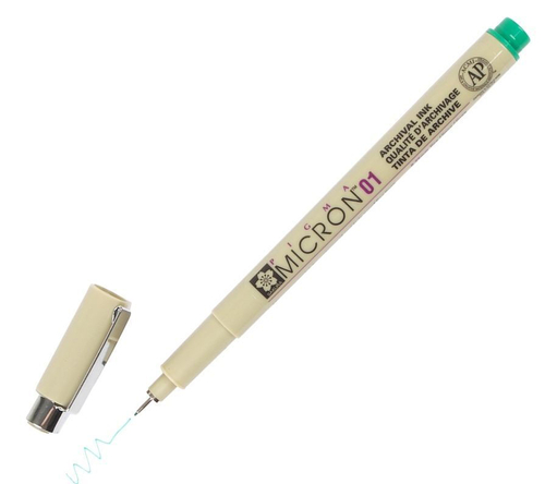 Sakura Pigma 01 Micron Cienkopis 29 Green 0,25mm-65970