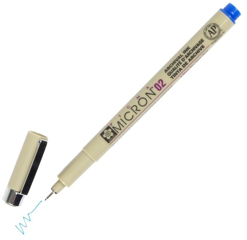 Sakura Pigma 02 Micron Cienkopis 36 Blue 0,3mm-65959