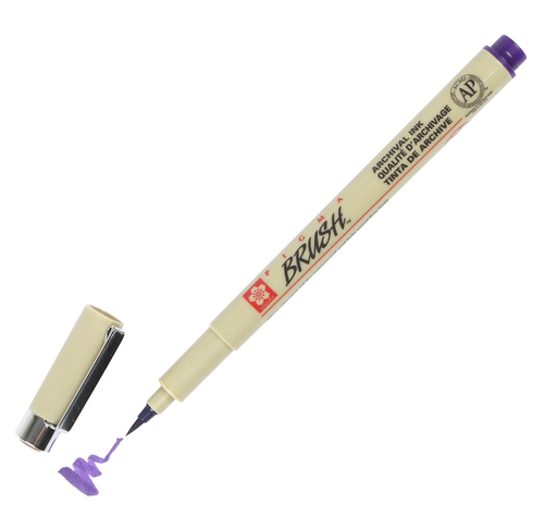 Sakura Pigma Micron Brush Cienkopis 24 Purple-65933