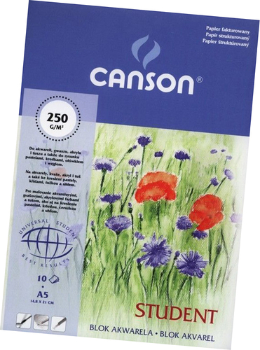 Blok Akwarela A5 Canson Papier Fakturowany 10-130011
