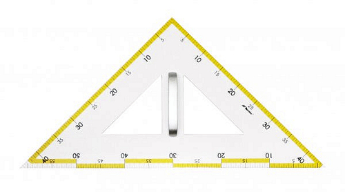 Leniar Ekierka Tablicowa Magnetyczna 45/45 Plastik-96429