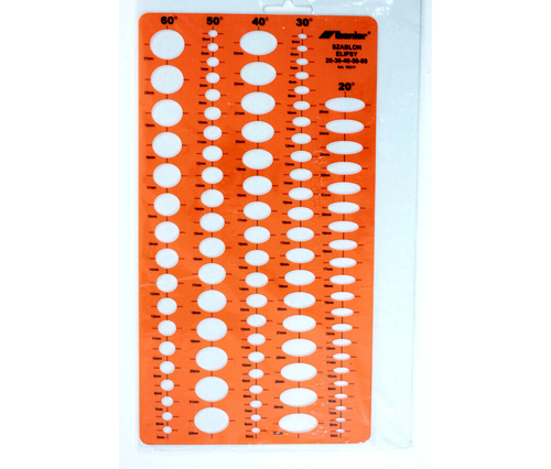 Leniar Szablon Elipsy -142729