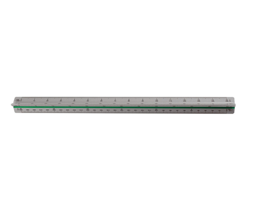 Leniar Skalówka 30cm 1:10-100/1:20-200/1:125 Metal-142844