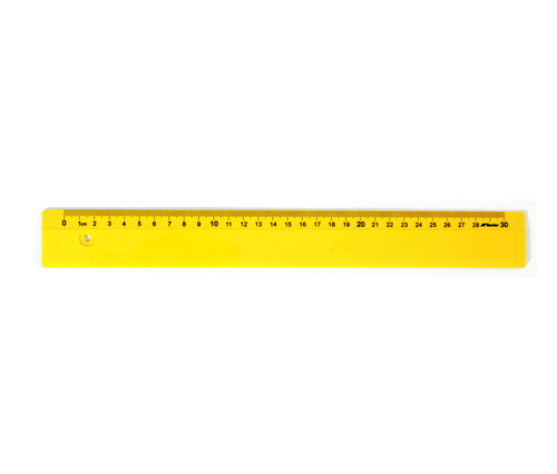 Leniar Linijka kolorowa 30cm x 5szt żółta-142876