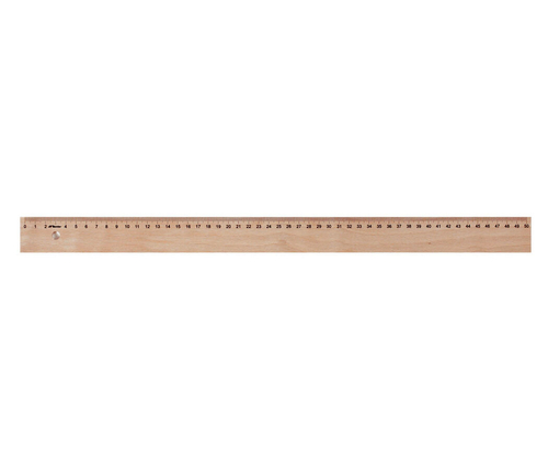 Leniar Linijka Drewniana 50cm wkładka metalowa-142924