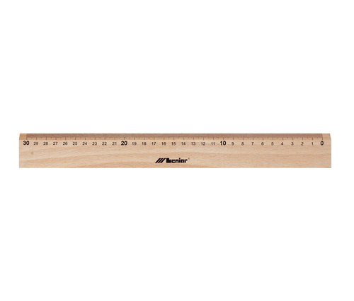 Leniar Linijka drewniana 30cm - Dla Leworęcznych -142946