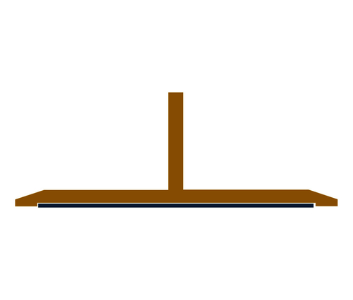 Leniar Linia cięzka 30cm metal wysoki uchwyt-143183