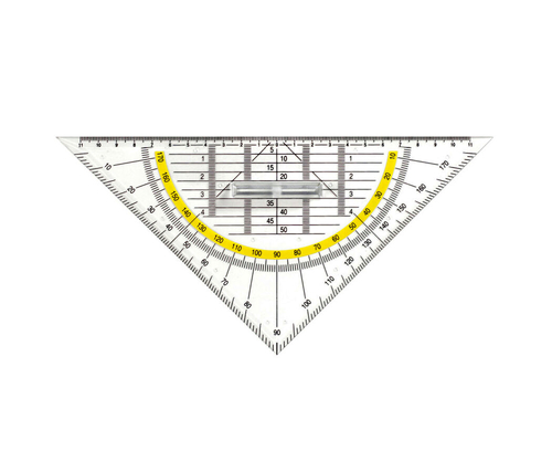Leniar Ekierka Geometryczna 25cm uchwyt-143538