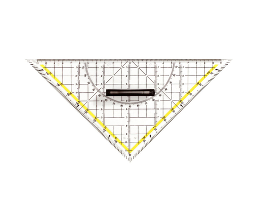 Leniar Ekierka Geometryczna 25cm z zdejmow uchwyt-143545