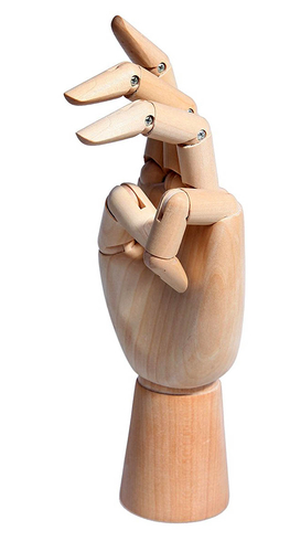 Leniar Model dłoni drewniany 20 cm prawa-109535