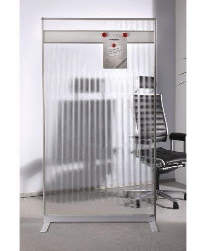 Ścianka działowa akrylowa z listwą magn. 180x100-47343