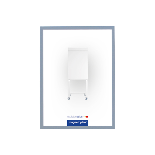 Koszulka magnetyczna A5 ramka szary 5szt-128726