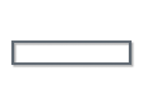 Koszulka magnetyczna 319x52mm ramka szara 5szt-128768