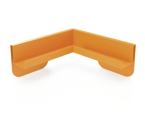 magnetoplan Półka narożna Infinity Wall RAL 1028-134823