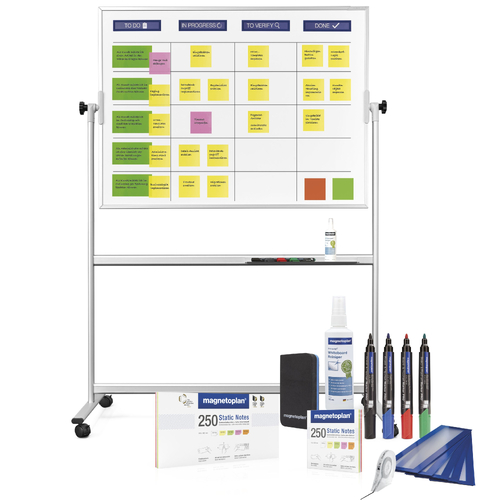 magnetoplan Mobilny Scrumboard zestaw standardowy-134879