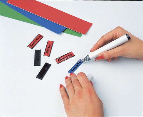 Etykiety Ferrocard pomarańczowy 40x10 mm-44814