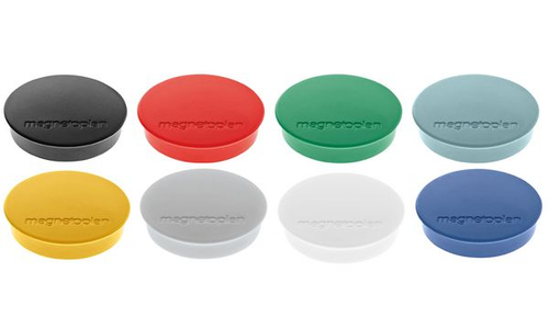 Magnesy Discofix Standard 0.7 kg 30 mm 10szt mix-34351