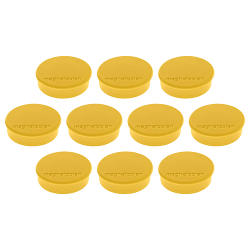 Magnesy Discofix Hobby 0.3 kg 25 mm 10szt żółty-29339