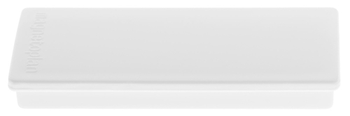 Magnesy Block 2 prostokątne 4szt biały-45556