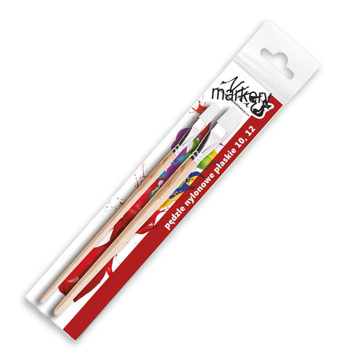 Koh-I-Noor Pędzle Nyl Płaskie 2+4+6+10+14-93849