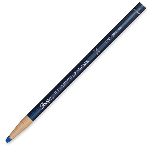 Sharpie Peel-Off China Marker dermatograf Blue-120912