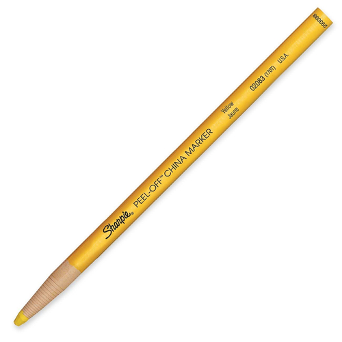 Sharpie Peel-Off China Marker dermatograf Yellow-120914