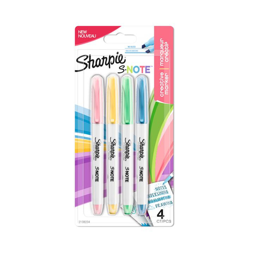 Sharpie S-Note zakreślacz pastelowy 2138234 4 kolo-132244