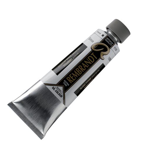 Talens Rembrandt farba olejna 150ml 118 Ti White L-112347