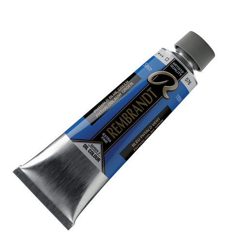 Talens Rembrandt farba olej 150ml 576 Ph Blu Green-112365