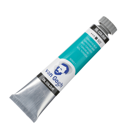 Talens Van Gogh farba olejna 20 ml 522 Turquo Blue-110653