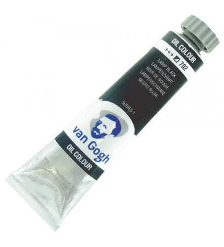 Talens Van Gogh Farba olejna 40ml 702 Lamp Black-69622