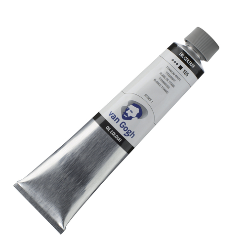 Talens Van Gogh farba olejna 200ml 105 Titan white-97100