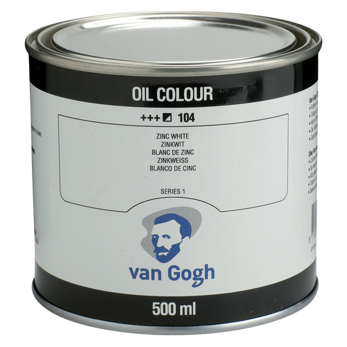 Talens Van Gogh farba olejna 500ml 104 Zinc white-97262