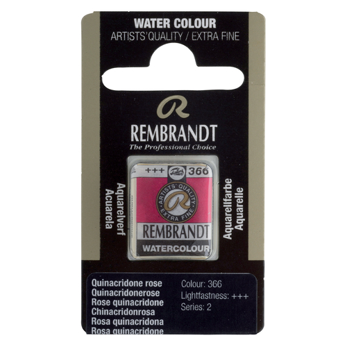 Talens Rembrandt farba Water Half Pan 366 quinac r-110938