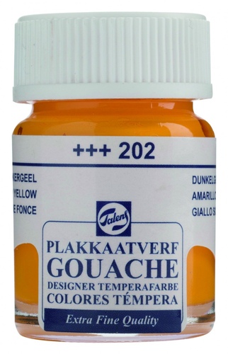 Talens Gouache Extra Fine Farba 16ml 202 DeepYell-70791