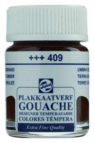 Talens Gouache Extra Fine Farba 16ml 409 Burnt Umb-70836