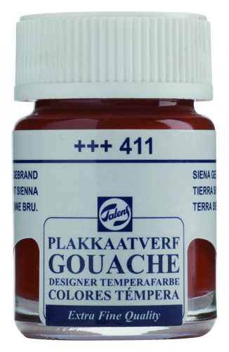 Talens Gouache Extra Fine Farba 16ml 411 BurntSien-70839
