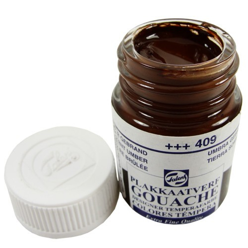Talens Gouache Extra Fine Farba 50ml 409 BurntUmbe-71341