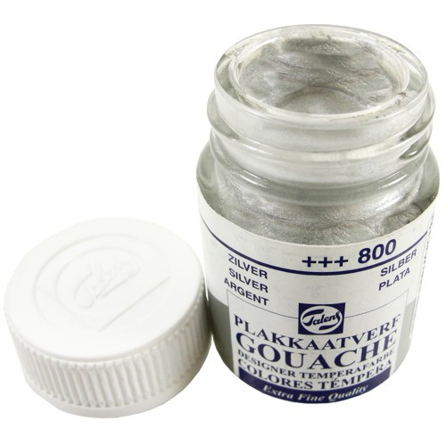 Talens Gouache Extra Fine Farba 50ml 800 Silver-71369