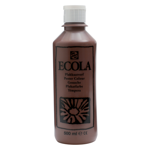 Talens Ecola farba tempera Gwasz 500ml 400 brown-113166