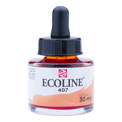 Talens Ecoline Farba Akwarel Płynna 407 DeepOchre-140236