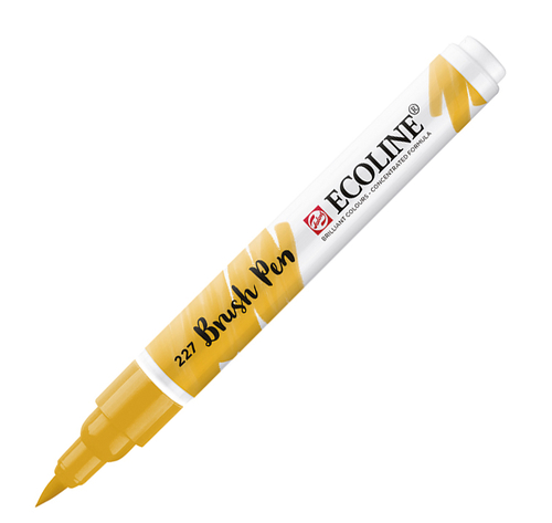 Talens Ecoline Brush Pen Marker 227 Yellow Ochre-68688