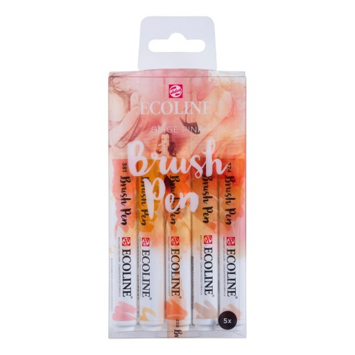 Pisaki pędzelkowe Ecoline - Talens - Beige Pink-141087