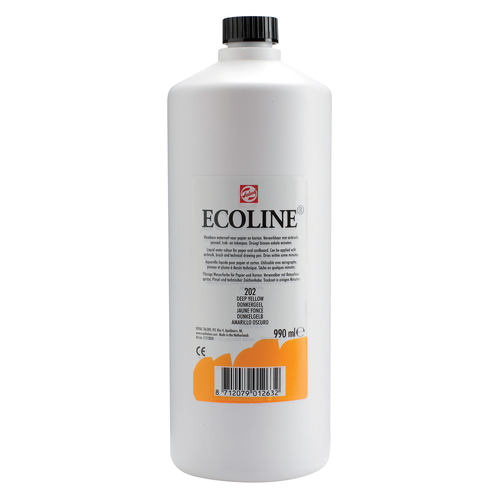 Talens Ecoline farba akwarel płyn 1l 202 de yellow-113327