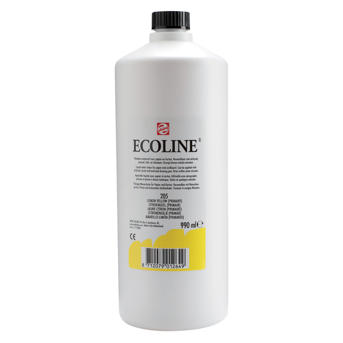 Talens Ecoline farba akwarel płyn 1l 205 le yellow-113328