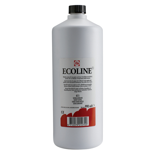 Talens Ecoline farba akwarel płyn 1l 411 bu sienna-113335