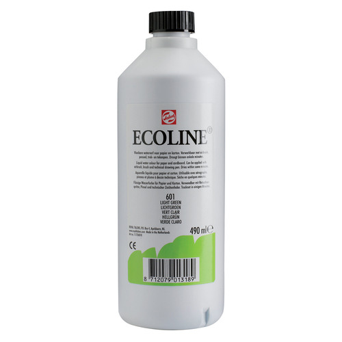 Talens Ecoline farba akwarel płyn 490ml 601 l gree-113367